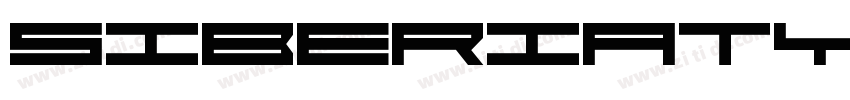 SiberiaType Regular字体转换
